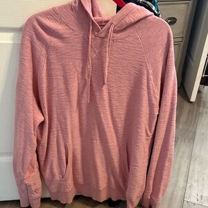 Men's Pink Hoodie Sweatshirt